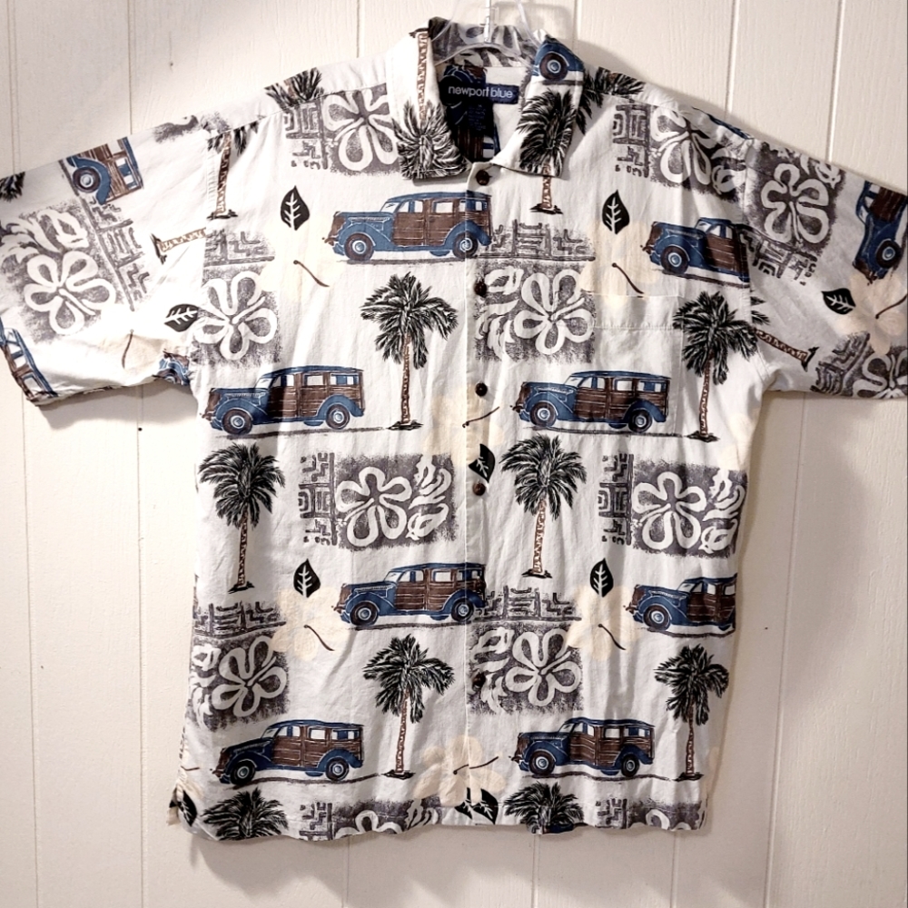 Men's Beach Style Shirt Med